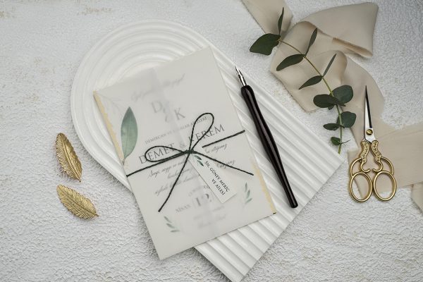 Invitație tradițională de nuntă 9206 - imagine 3