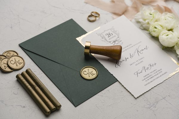 Invitație elegantă de nuntă 9193 - imagine 3