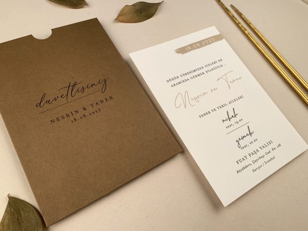 Invitație rustică de nuntă 12251 - imagine 3