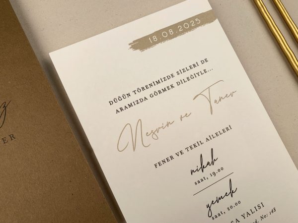 Invitație rustică de nuntă 12251 - imagine 4