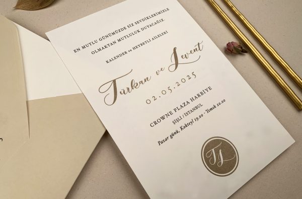 Invitație elegantă de nuntă 12256 - imagine 3