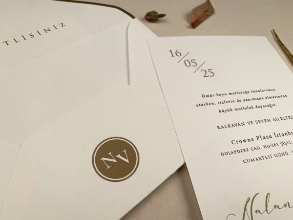 Invitație clasică de nuntă 12259 - imagine 2