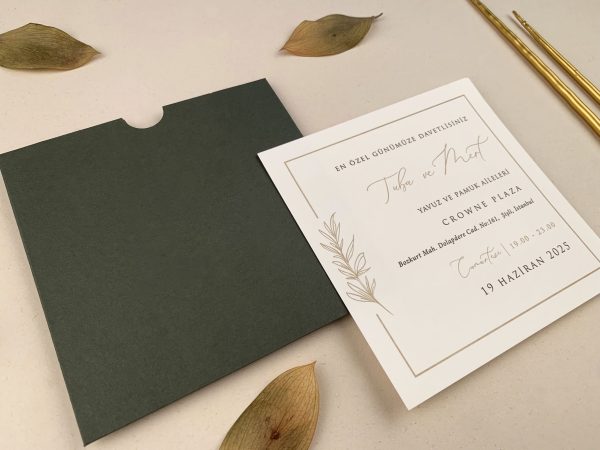 Invitație rustică de nuntă 12261