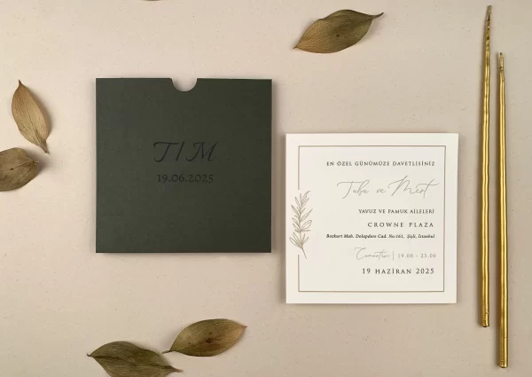 Invitație rustică de nuntă 12261 - imagine 2