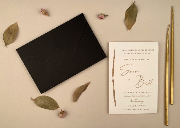 Invitație elegantă de nuntă 12268