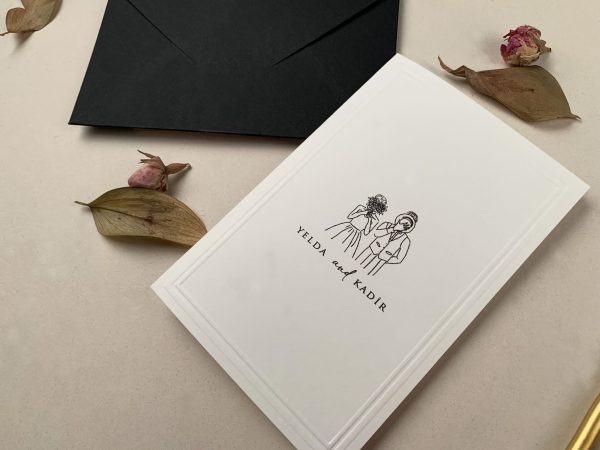 Invitație elegantă de nuntă 12277 - imagine 4