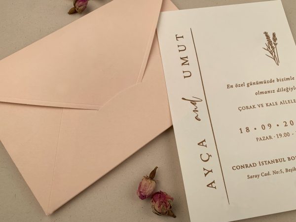 Invitație elegantă de nuntă 12287 - imagine 3