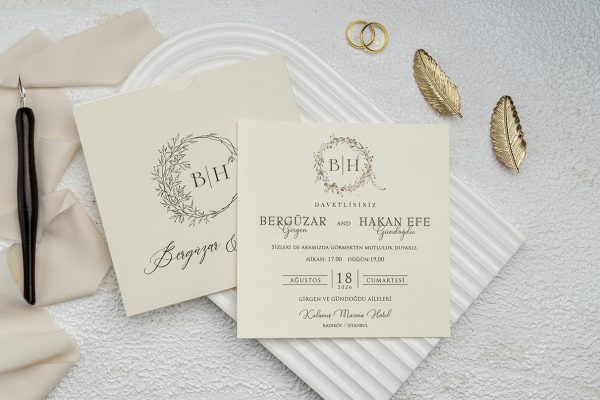 Invitație tradițională de nuntă 9286