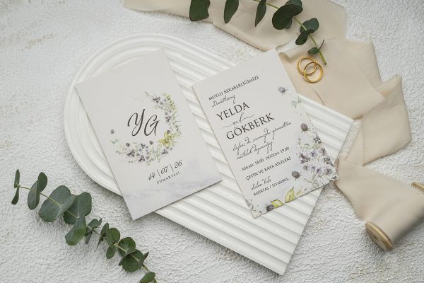 Invitație tradițională de nuntă 9292 - imagine 2