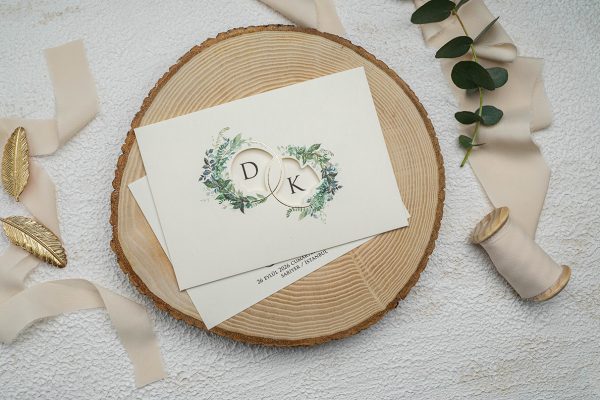 Invitație tradițională de nuntă 9293 - imagine 2