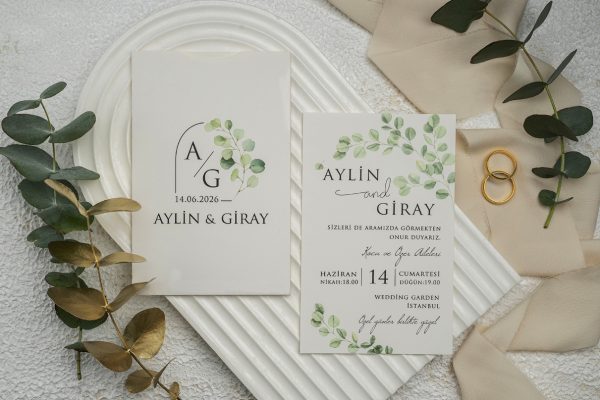 Invitație tradițională de nuntă 9294