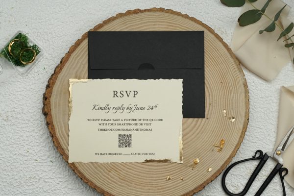 Invitație clasică de nuntă 9321