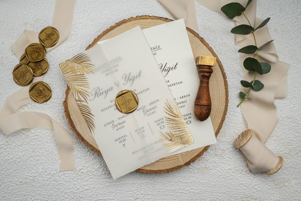 Invitație tradițională de nuntă 9328 - imagine 2
