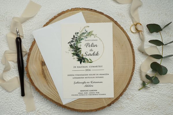 Invitație tradițională de nuntă 9337