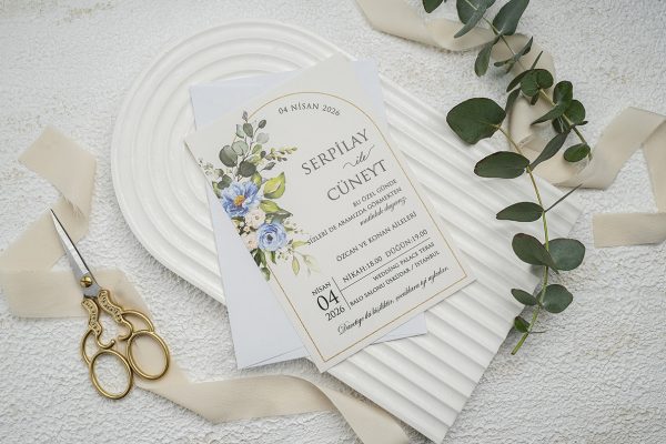 Invitație tradițională de nuntă 9339 - imagine 2