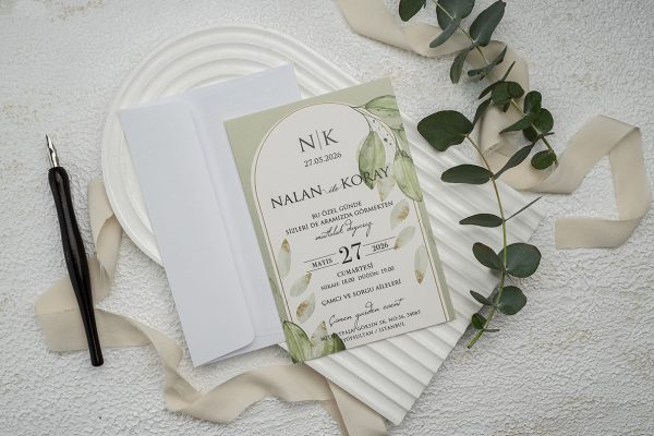 Invitație tradițională de nuntă 9344 - imagine 2