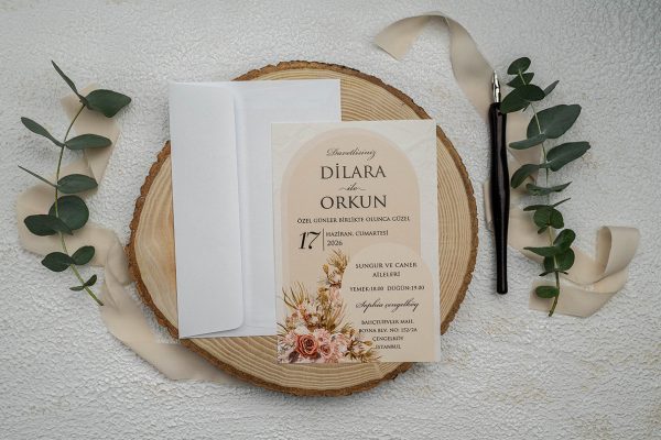 Invitație tradițională de nuntă 9345