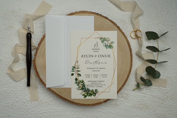 Invitație tradițională de nuntă 9346