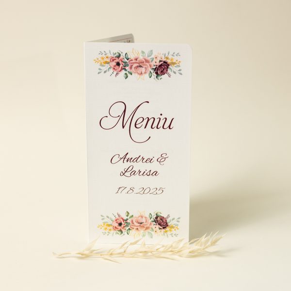 Meniu tip carte PINMC08