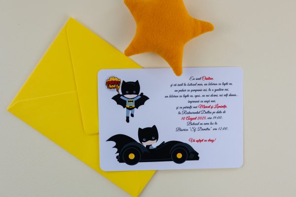 Invitație pentru botez PINB01