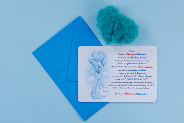 Invitație pentru botez PINB04