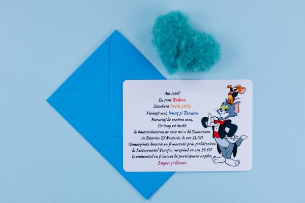 Invitație pentru botez PINB06