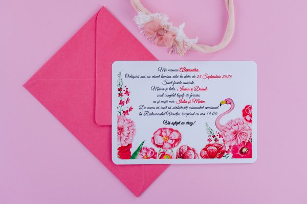 Invitație pentru botez PINB07
