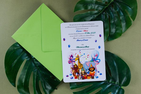 Invitație pentru botez PINB11