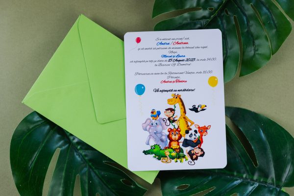Invitație pentru botez PINB12