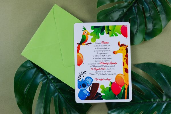 Invitație pentru botez PINB14