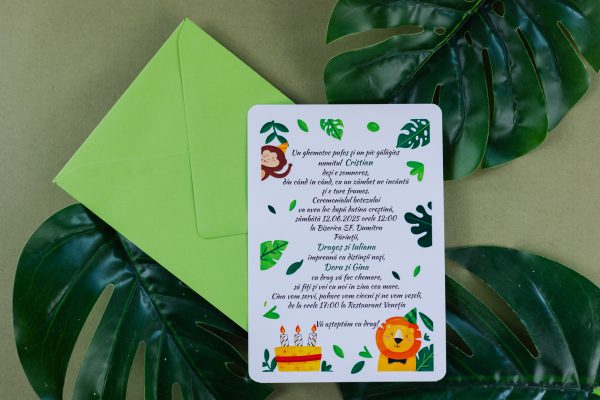 Invitație pentru botez PINB15