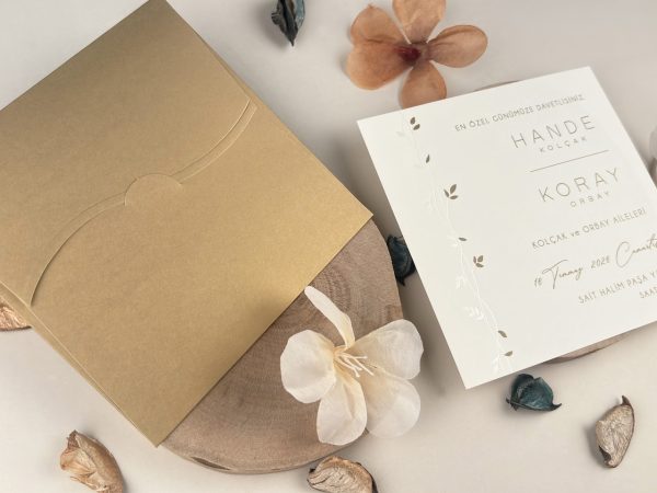 Invitație elegantă de nuntă 13311
