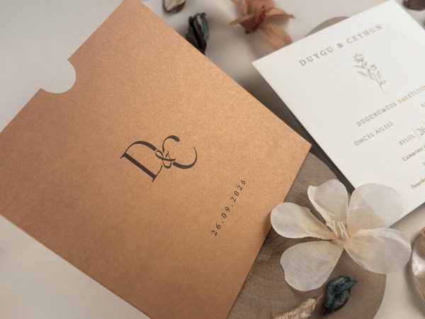 Invitație elegantă de nuntă 13323 - imagine 2