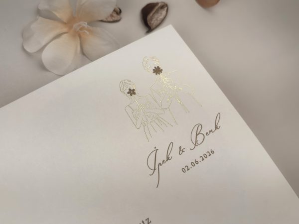 Invitație elegantă de nuntă 13328 - imagine 3