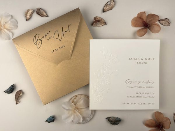 Invitație elegantă de nuntă 13330