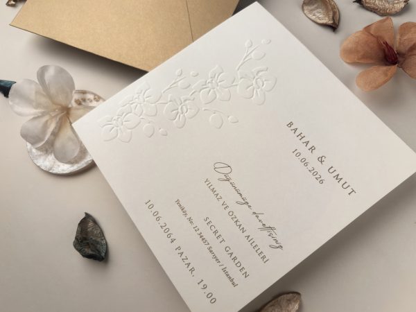 Invitație elegantă de nuntă 13330 - imagine 2