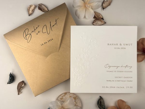 Invitație elegantă de nuntă 13330 - imagine 4