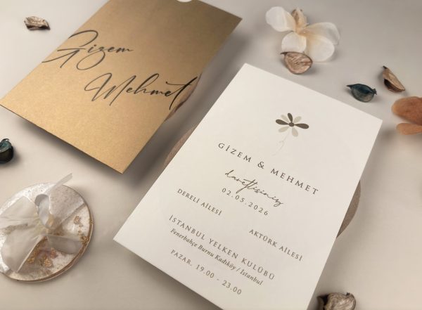 Invitație elegantă de nuntă 13331 - imagine 3