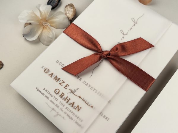 Invitație elegantă de nuntă 96932 - imagine 2