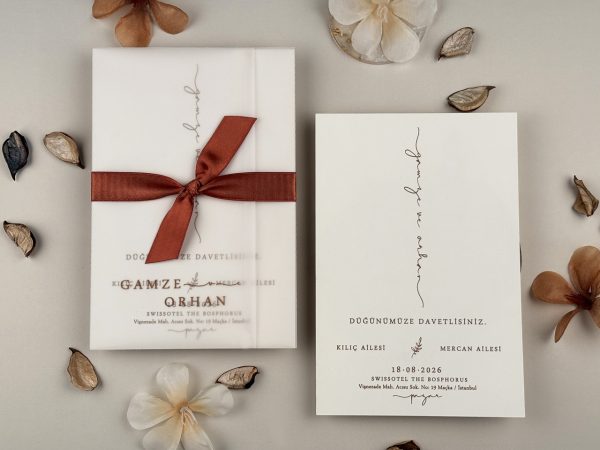 Invitație elegantă de nuntă 96932