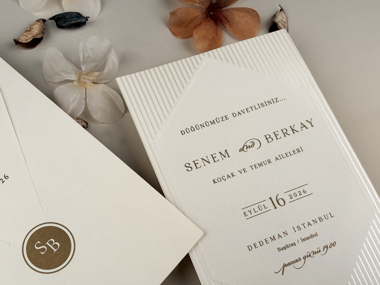 Invitație elegantă de nuntă 96935 - imagine 2