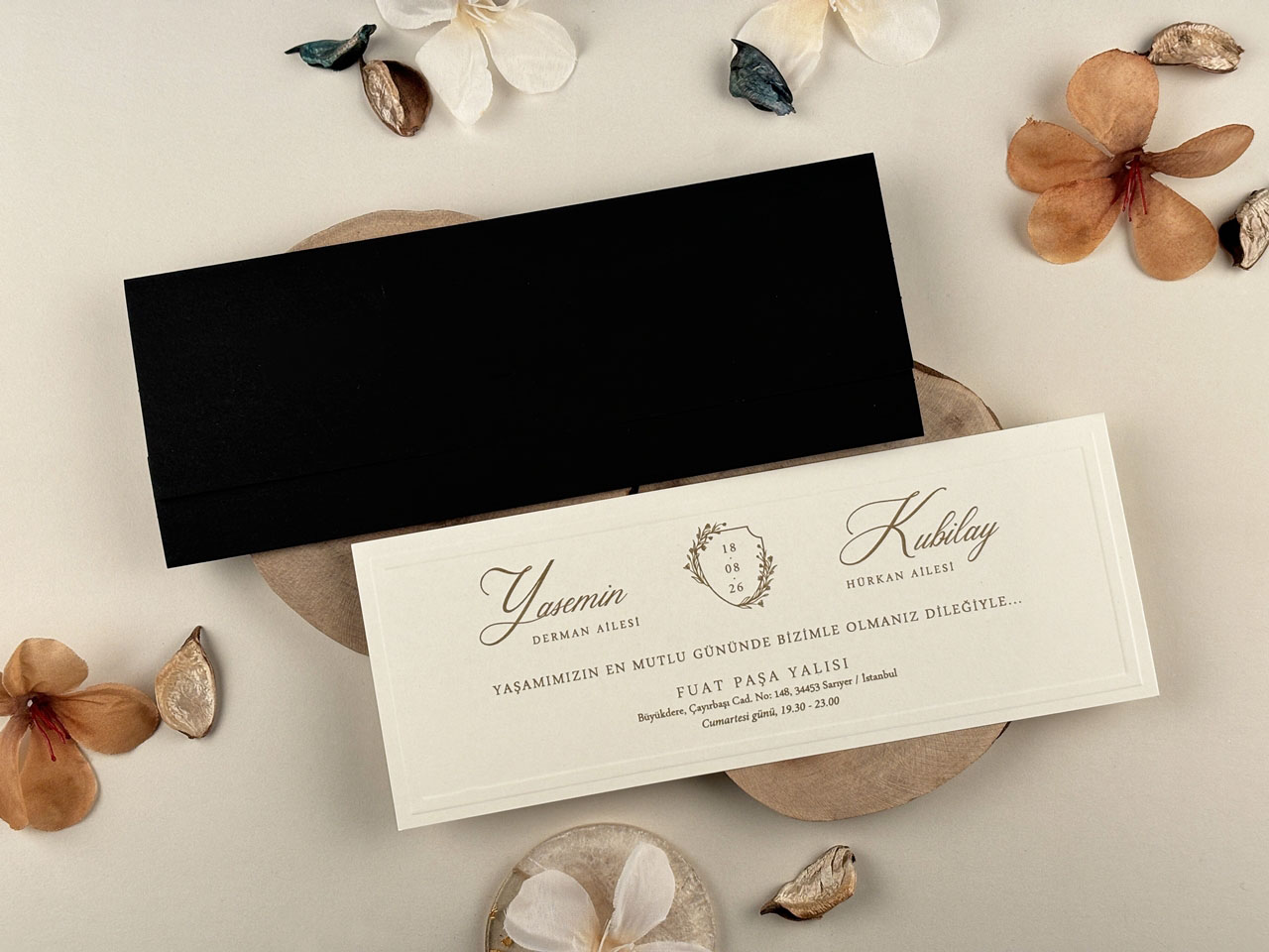 Invitație elegantă de nuntă 96952