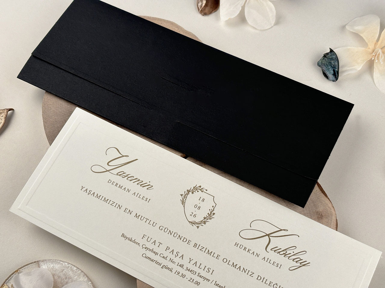 Invitație elegantă de nuntă 96952 - imagine 2