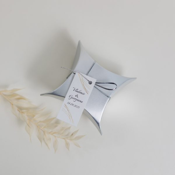 Mărturie handmade pentru nuntă/botez - lumânare inimă