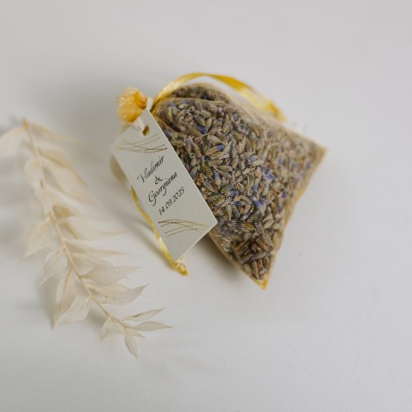 Mărturie handmade pentru nuntă/botez - săculeț lavandă